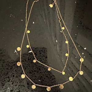 Set/two gol necklaces